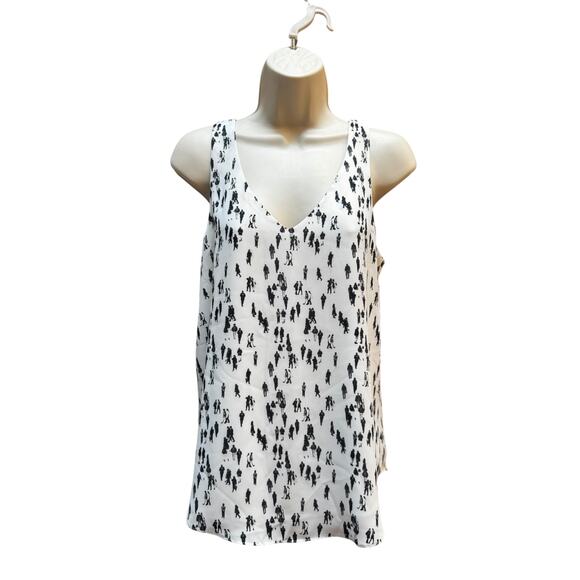 RW & Co Abstract Print Sleeveless Lined Blouse | Size S - Picture 1 of 7